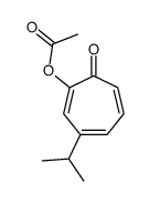 (7-oxo-3-propan-2-ylcyclohepta-1,3,5-trien-1-yl) acetate Structure