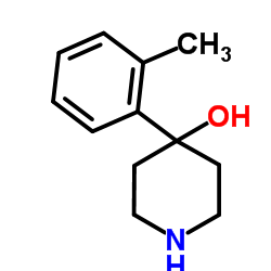 4-(2-Methylphenyl)-4-piperidinol Structure