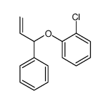 1-chloro-2-(1-phenylprop-2-enoxy)benzene结构式