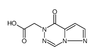 Pyrazolo[1,5-d][1,2,4]triazine-5(4H)-acetic acid, 4-oxo Structure