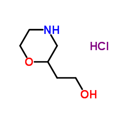 2-(2-Morpholinyl)ethanol hydrochloride (1:1)结构式