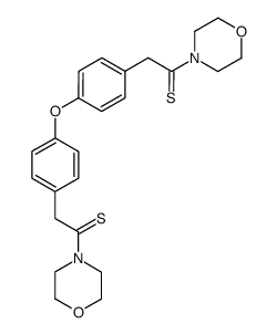 4,4'-[(4,4'-oxy-diphenyl)-bis-thioacetyl]-bis-morpholine Structure