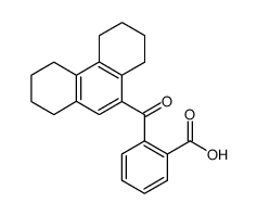 2-(1,2,3,4,5,6,7,8-octahydro-phenanthrene-9-carbonyl)-benzoic acid Structure