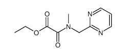 ethyl 2-oxo-2-[N-methyl-N-(pyrimidin-2-yl)methylamino]acetate Structure
