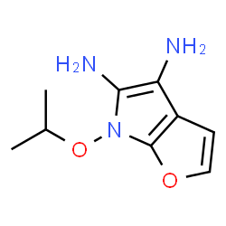 6H-Furo[2,3-b]pyrrole-4,5-diamine,6-(1-methylethoxy)- structure