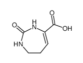 2,3,6,7-Tetrahydro-2-oxo-1H-1,3-diazepin-4-carbonsaeure结构式