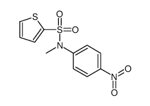 N-methyl-N-(4-nitrophenyl)thiophene-2-sulfonamide Structure