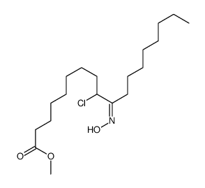 methyl 9-chloro-10-hydroxyiminooctadecanoate结构式