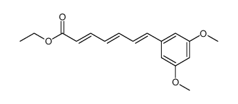 ethyl 7-(3,5-dimethoxyphenyl)hepta-2,4,6-trienoate结构式