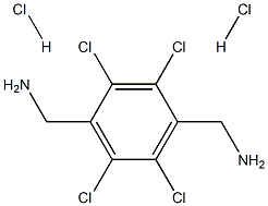 (全氯-1,4-亚苯基)二甲胺二盐酸盐结构式