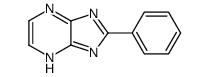 2-phenyl-1H-imidazo[4,5-b]pyrazine结构式
