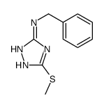 N-benzyl-3-methylsulfanyl-1H-1,2,4-triazol-5-amine Structure