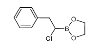 ethylene glycol 1-chloro-2-phenylethane-1-boronate Structure