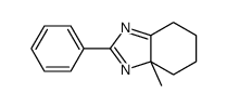 3a-methyl-2-phenyl-4,5,6,7-tetrahydrobenzimidazole结构式