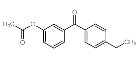 3-ACETOXY-4'-ETHYLBENZOPHENONE Structure