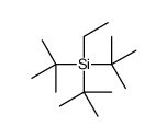 tritert-butyl(ethyl)silane结构式