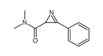 N,N-dimethyl-3-phenyl-2H-azirine-2-carboxamide结构式