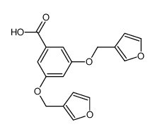 3,5-bis(furan-3-ylmethoxy)benzoic acid Structure