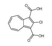 2-Chlor-azulen-1,3-dicarbonsaeure Structure