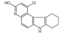 1-chloro-4,7,8,9,10,11-hexahydropyrido[2,3-c]carbazol-3-one结构式