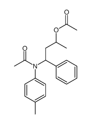 [4-(N-acetyl-4-methylanilino)-4-phenylbutan-2-yl] acetate Structure