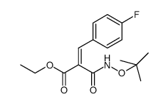 ethyl (Z/E)-2-tert-butoxycarbamoyl-3-(4-fluorophenyl)acrylate Structure