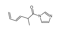 1-imidazol-1-yl-2-methylhexa-3,5-dien-1-one结构式