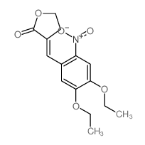 2(3H)-Furanone,3-[(4,5-diethoxy-2-nitrophenyl)methylene]dihydro-结构式