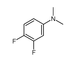 3,4-difluoro-N,N-dimethylaniline结构式
