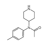 N-piperidin-4-yl-N-p-tolyl-acetamide结构式