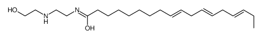 N-[2-[(2-hydroxyethyl)amino]ethyl]-9,12,15-octadecatrienamide结构式