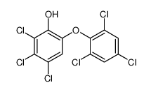 2,3,4-trichloro-6-(2,4,6-trichlorophenoxy)phenol Structure