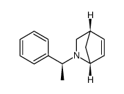 (1R,4R) 2-((1'(S)-phenyl)-ethyl)-2-aza-bicyclo(2.2.1)hept-5-ene Structure