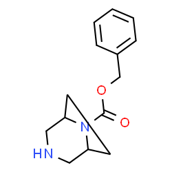 Benzyl 3,8-diazabicyclo[3.2.1]octane-8-carboxylate structure