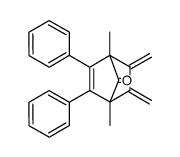 1,4-dimethyl-5,6-bis(methylene)-2,3-diphenylbicyclo<2.2.1>hept-2-en-7-one Structure