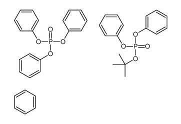 benzene,tert-butyl diphenyl phosphate,triphenyl phosphate Structure