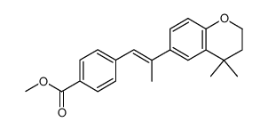 methyl (E)-4-[2-(3,4-dihydro-4,4-dimethyl-2H-1-benzopyran-6-yl)-1-propenyl]benzoate Structure