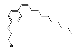 1-bromo-2-(4-[(Z)1-undecenyl]phenoxy)ethane结构式