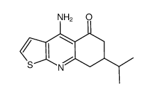 4-amino-7,8-dihydro-7-isopropylthieno[2,3-b]quinolin-5(6H)-one Structure
