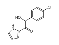 2-hydroxy-2-(4-chlorophenyl)-1-(1H-pyrrol-2-yl)-ethanone Structure