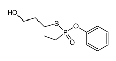 ethyl-O-phenyl-S-(3-hydroxypropyl) thiophosphonate Structure