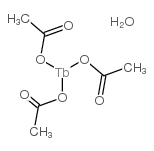 Terbium(III) acetate hexahydrate structure