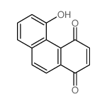 1,4-Phenanthrenedione,5-hydroxy-结构式