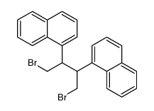1-(1,4-dibromo-3-naphthalen-1-ylbutan-2-yl)naphthalene结构式