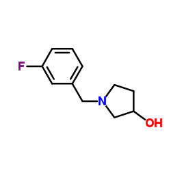 1-(3-Fluorobenzyl)-3-pyrrolidinol结构式