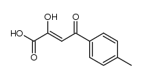 (Z)-2-hydroxy-4-oxo-4-p-tolyl-2-butenoic acid结构式