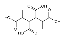 hexane-2,3,4,5-tetracarboxylic acid Structure
