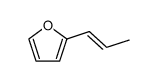 trans-2-Propenylfuran结构式