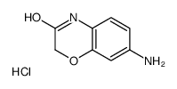 7-Amino-4H-benzo[1,4]oxazin-3-one hydrochloride结构式