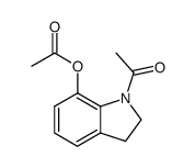 N,O-diacetyl-7-hydroxyindoline结构式